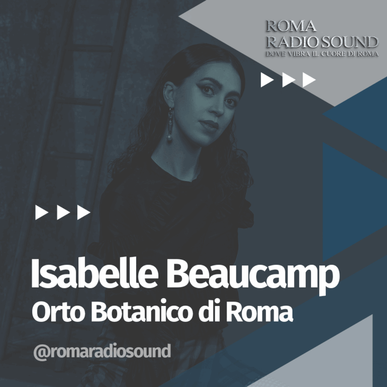 promo spettacolo dj set, di Isabelle Beaucamp all'orto botanico di roma